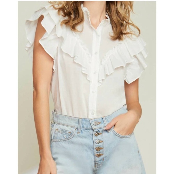 Veronica Beard Jaliyah Blouse, size M - Picture 1 of 13